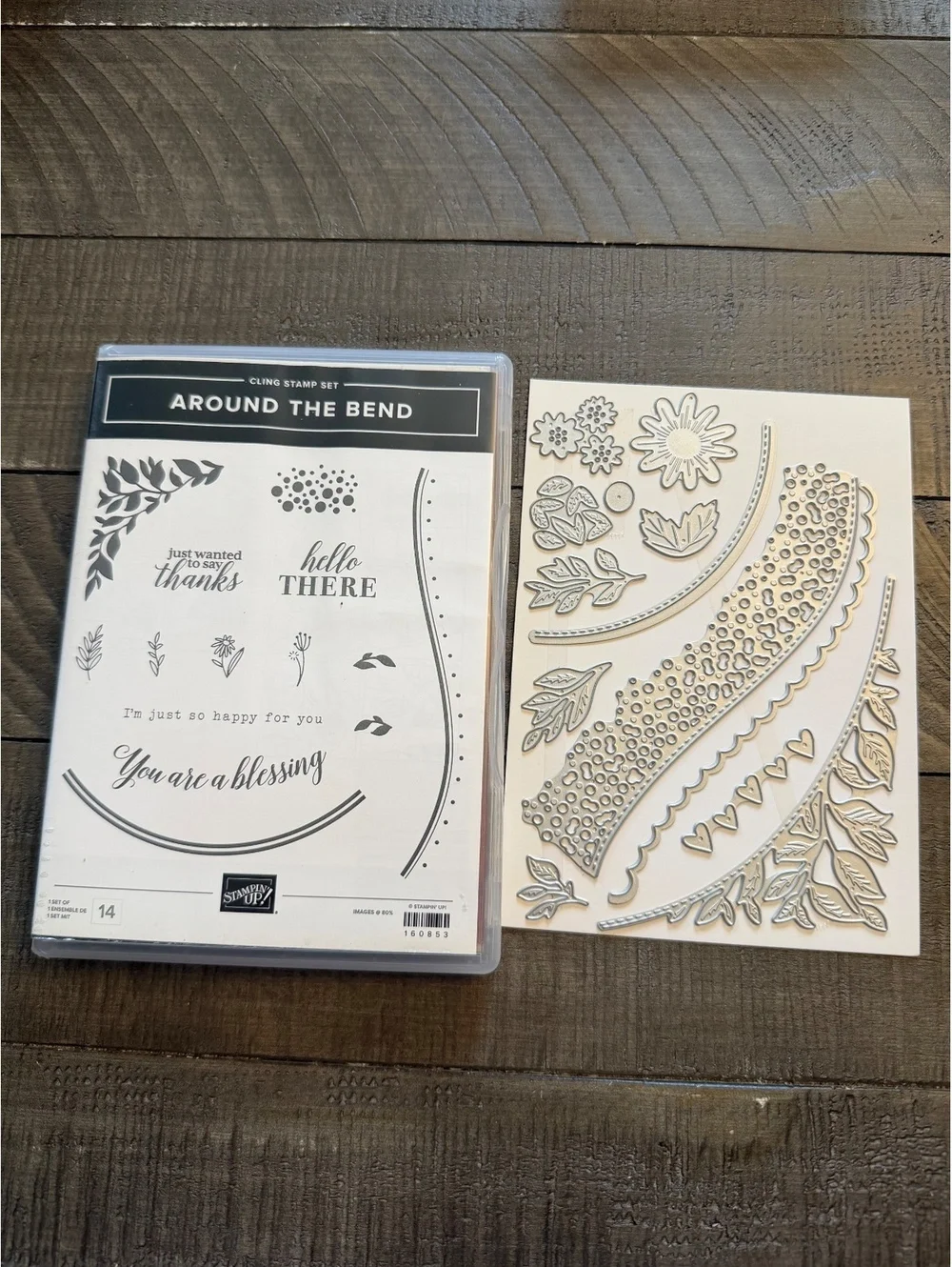 Stampin’ Up Around The Bend stamp set and Around The Bend Dies die cut set